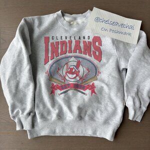 Vintage Cleveland Indians Baseball Sweatshirt, 90s Retro MLB Shirt For Men Women